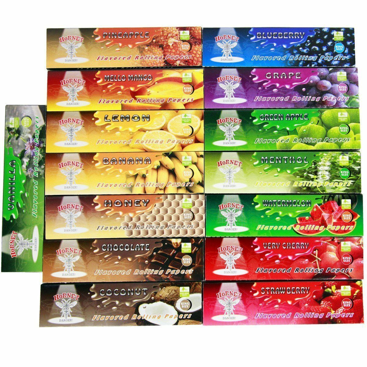 Hornet feuilles slim aromatisées